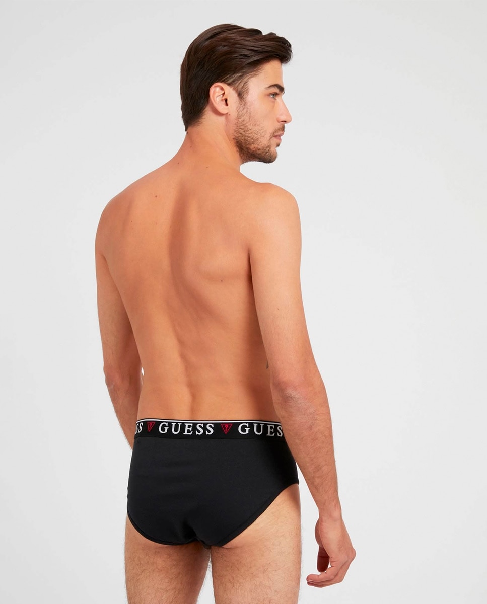Pack de 3 Slips Fechados de Malha Multicolor-5