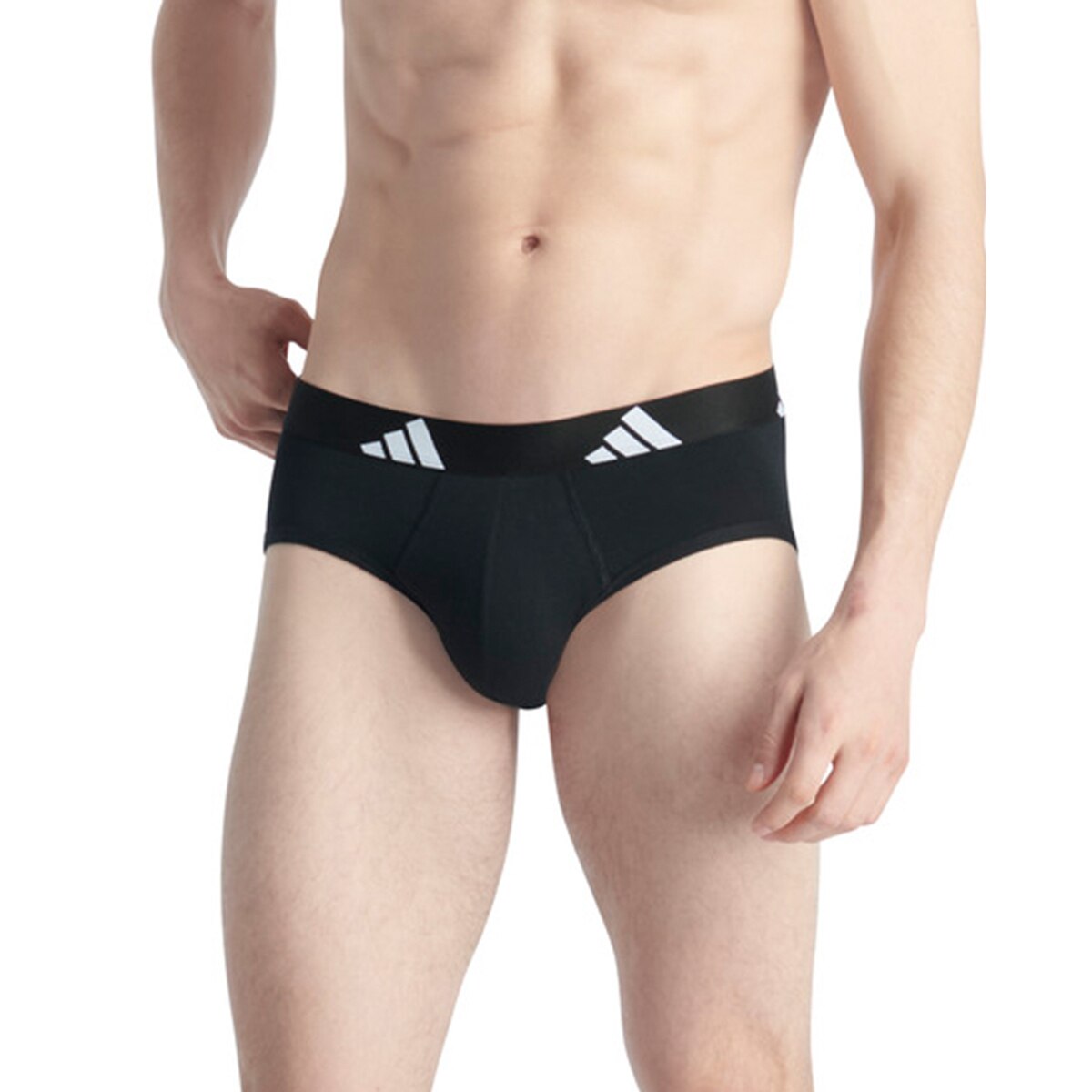 Pack de tres slips - adidas - Blanco Blanco-2