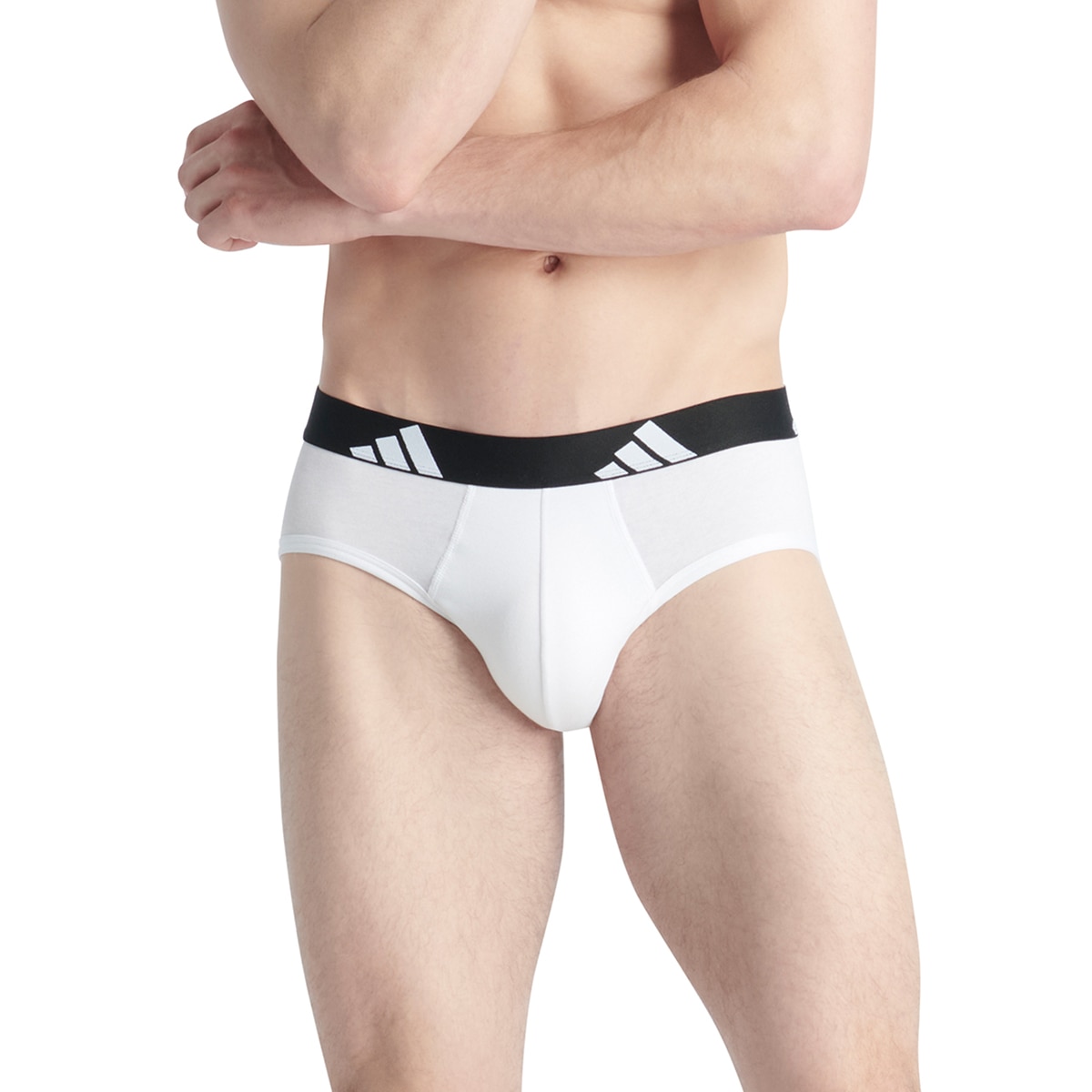 Pack de tres slips - adidas - Blanco Blanco-7