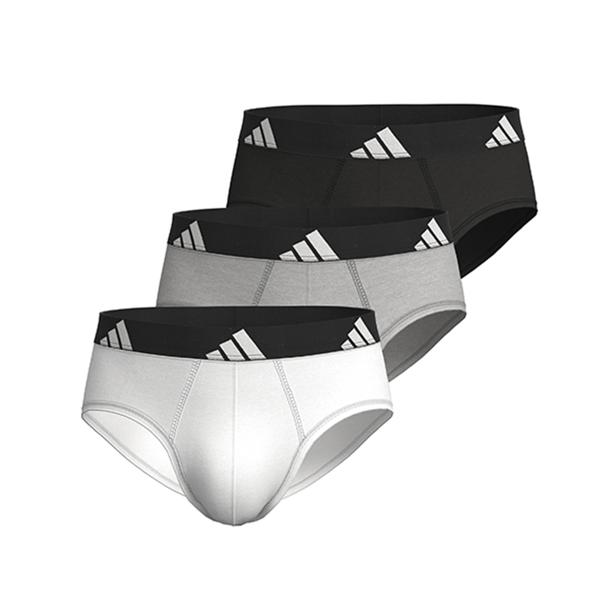 Pack de tres slips - adidas - Blanco Blanco-9