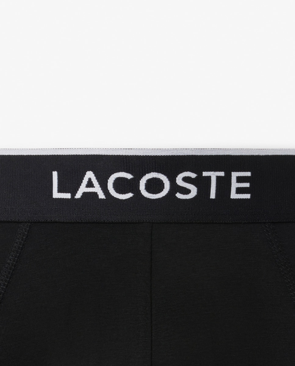 Pack de 3 Boxers de Algodão Monocromáticos com Logótipo na Cintura Multicolor-9
