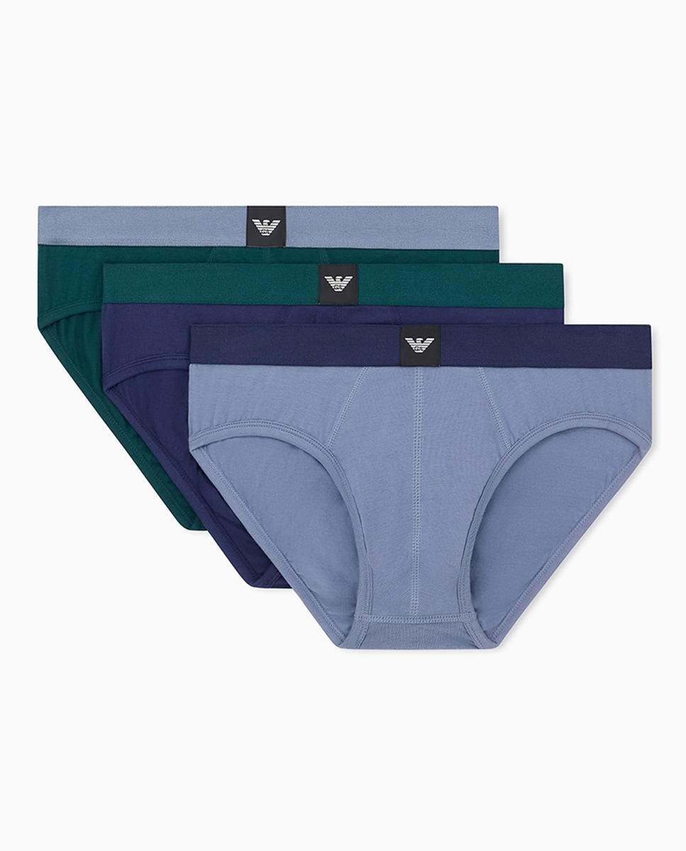 Pack de Três Slips de Algodão Multicolor-5