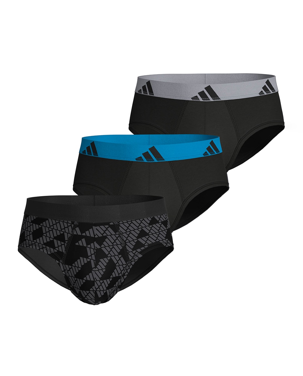 Pack de três cuecas Preto-7