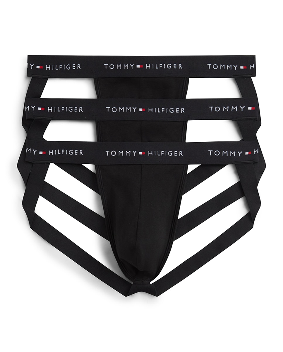 Pack de Três Suspensórios Lisos Preto-5