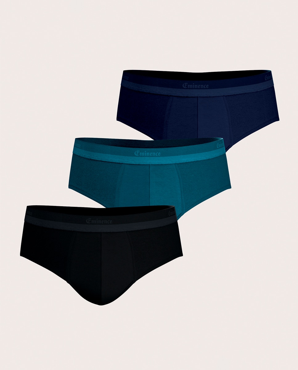 Imagem 0 de Pack de 3 Slips de Algodão Elastano