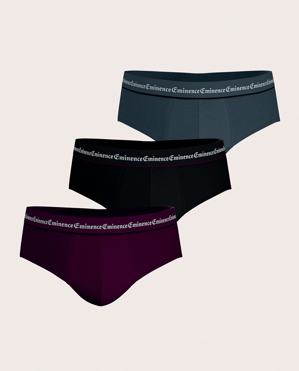 Imagem 0 de Pack de 3 Slips de Algodão Elastano