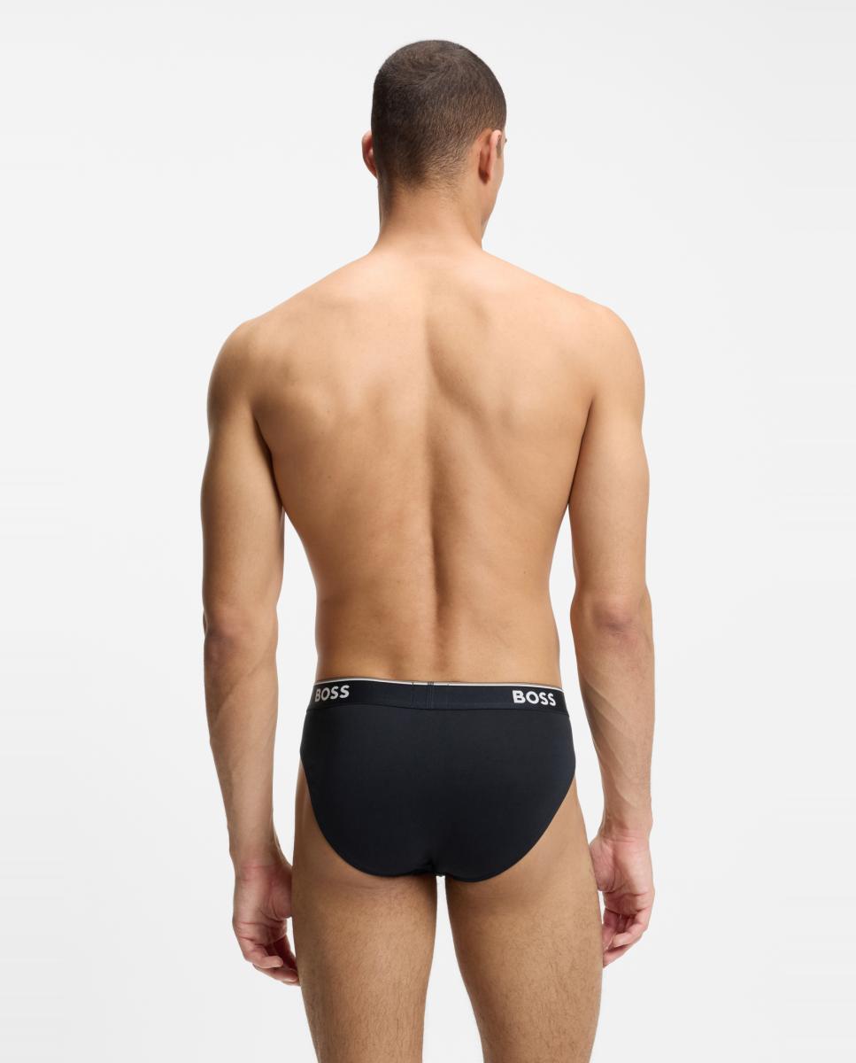 Pack de tres slips de hombre en algodón - Boss - Multicolor Multicolor-2