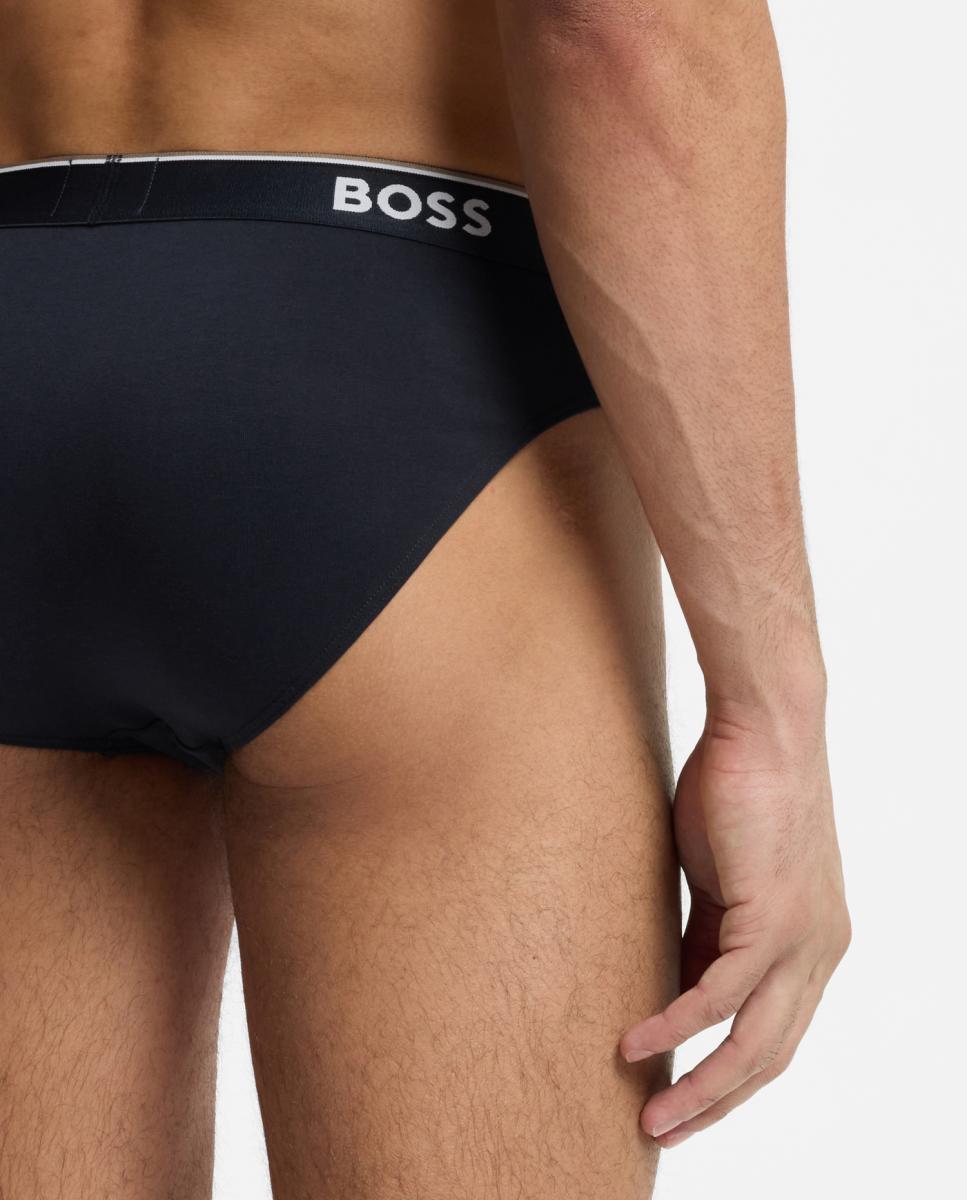 Pack de tres slips de hombre en algodón - Boss - Multicolor Multicolor-4