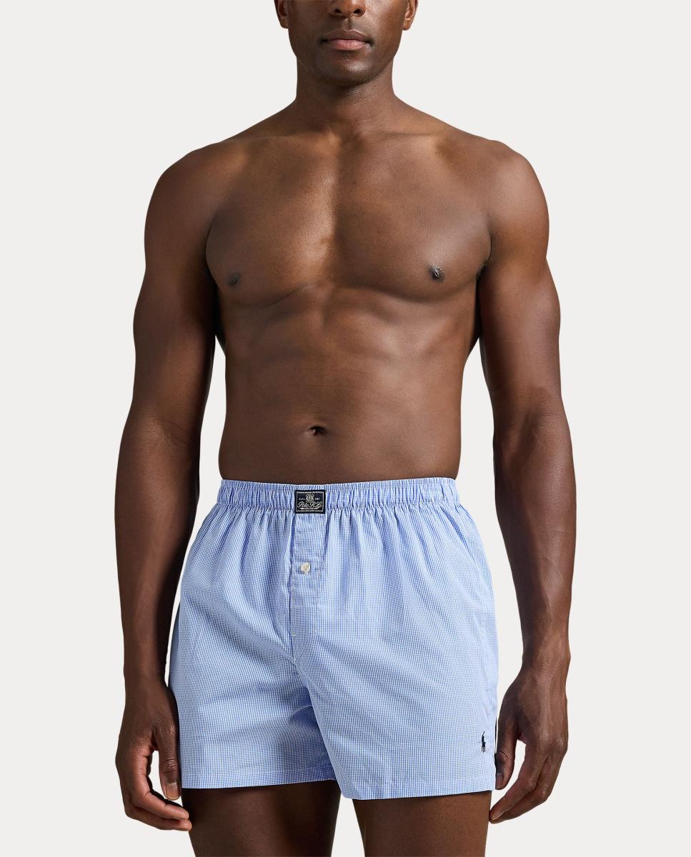 Boxers de Tecido Azul-2