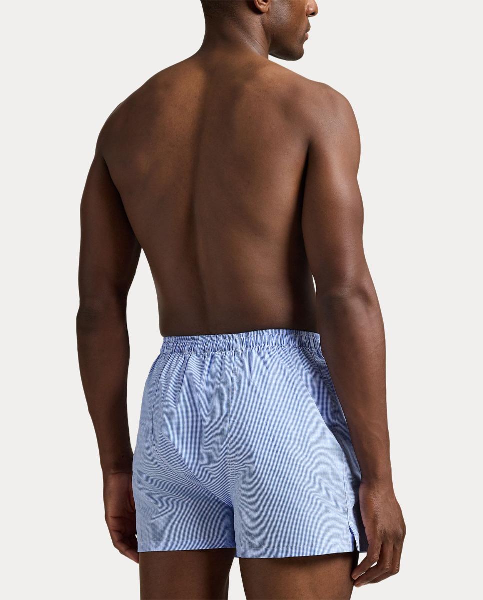 Boxers de Tecido Azul-3