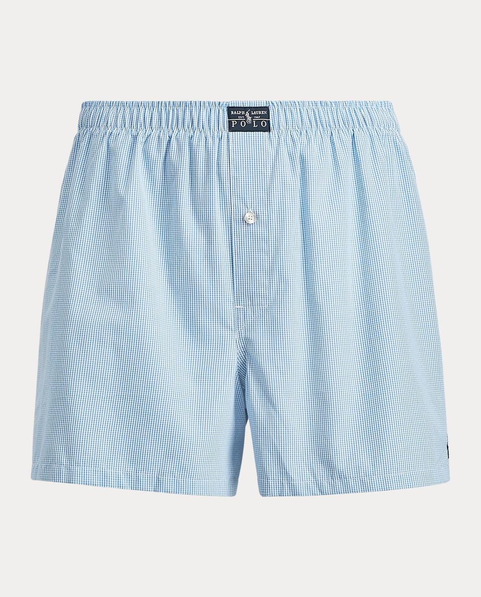 Boxers de Tecido Azul-5