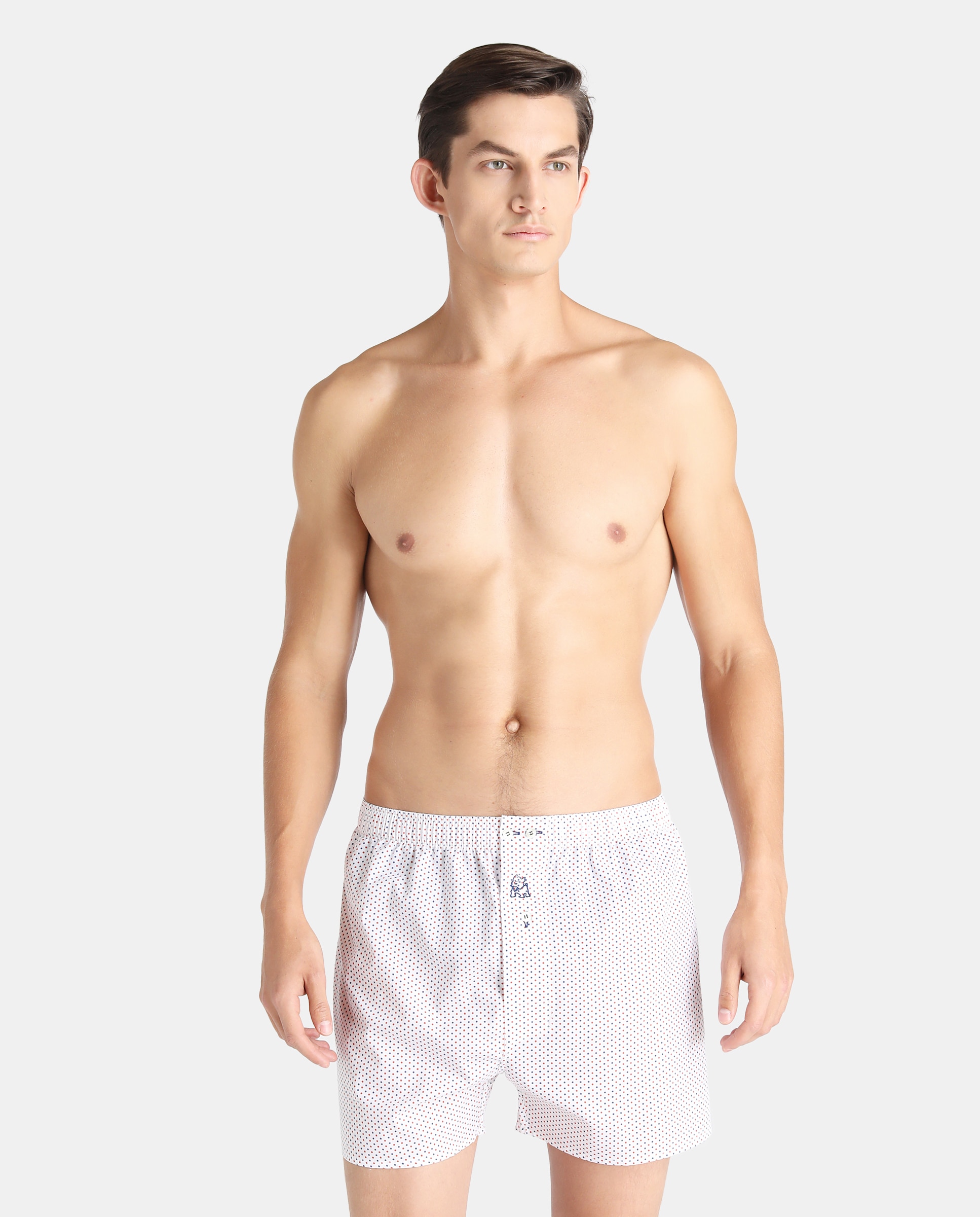 Boxers de homem Kiff-Kiff Branco-1