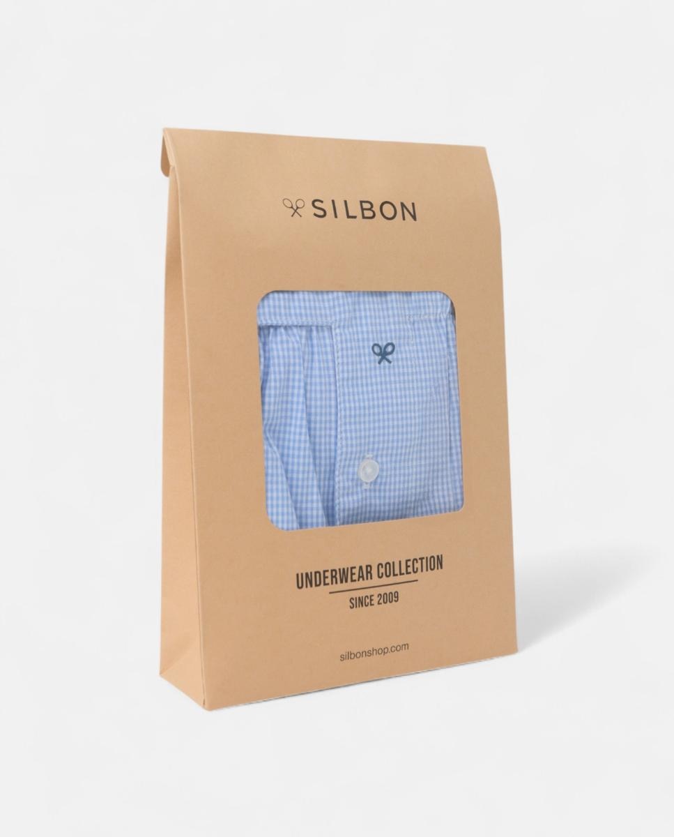 Boxers em Tecido Azul-claro-4