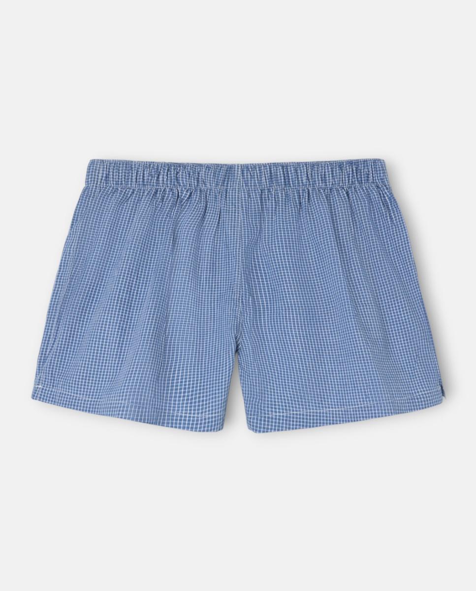 Boxers em Tecido Azul-índigo-2