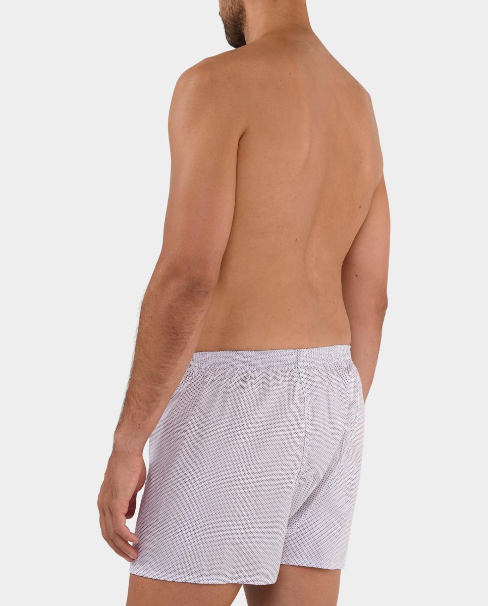 Boxers de Tecido com Costura Americana Grená-3