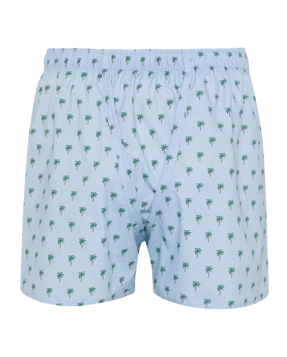 Boxers em Tecido Azul-2