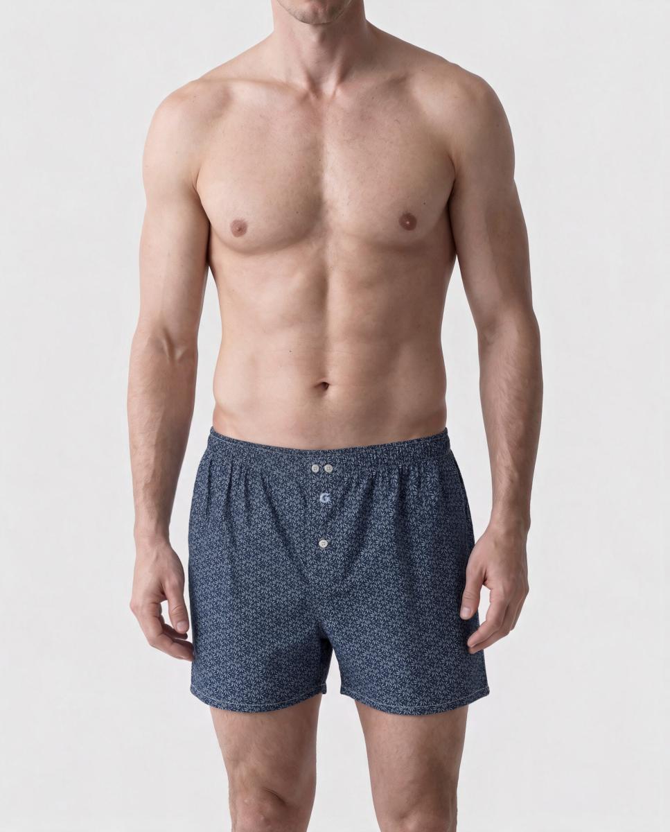 Calzoncillo estampado azul - Giulio - Marino Marino-2