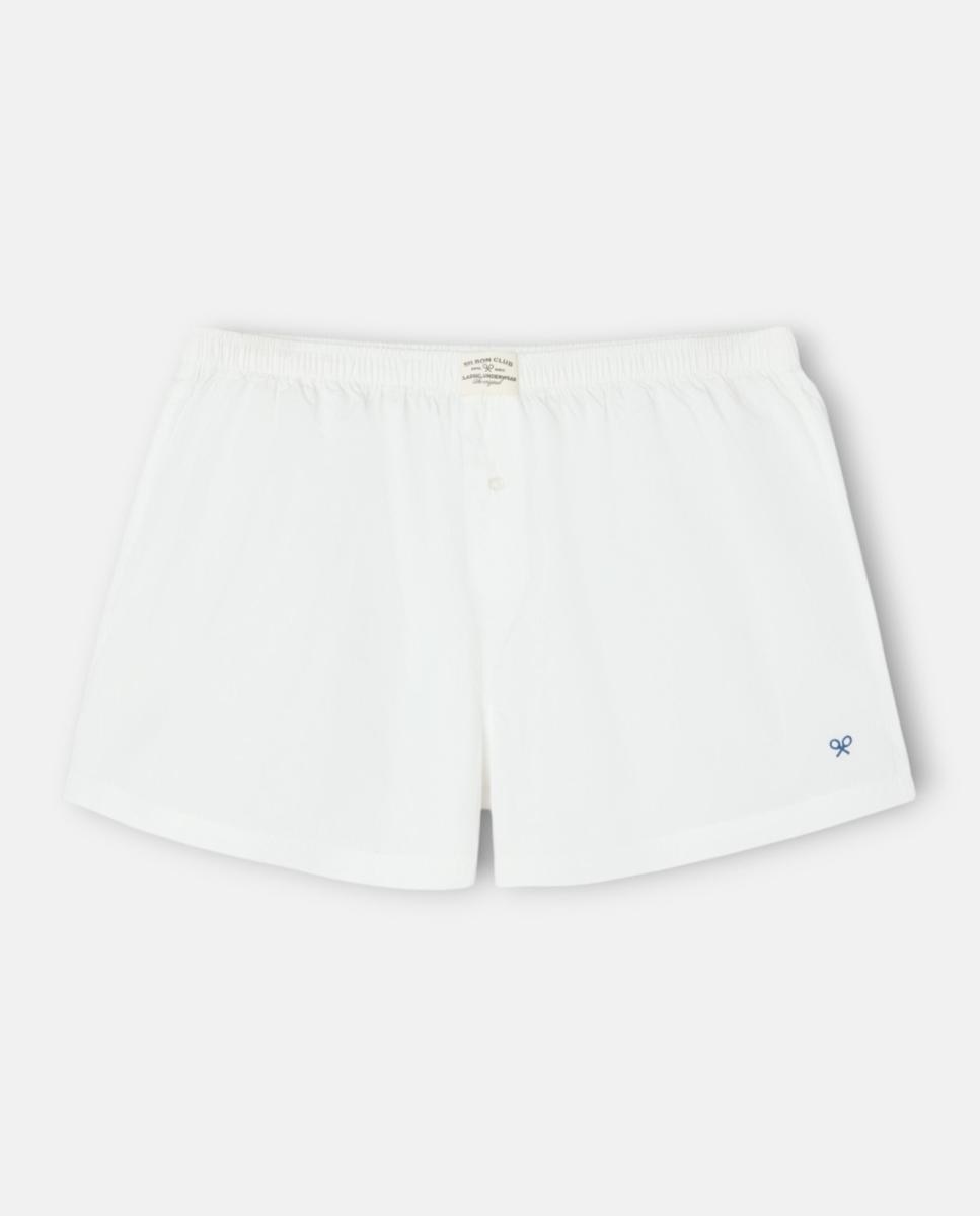Calzoncillo liso minilogo - Silbon - Blanco Blanco-2
