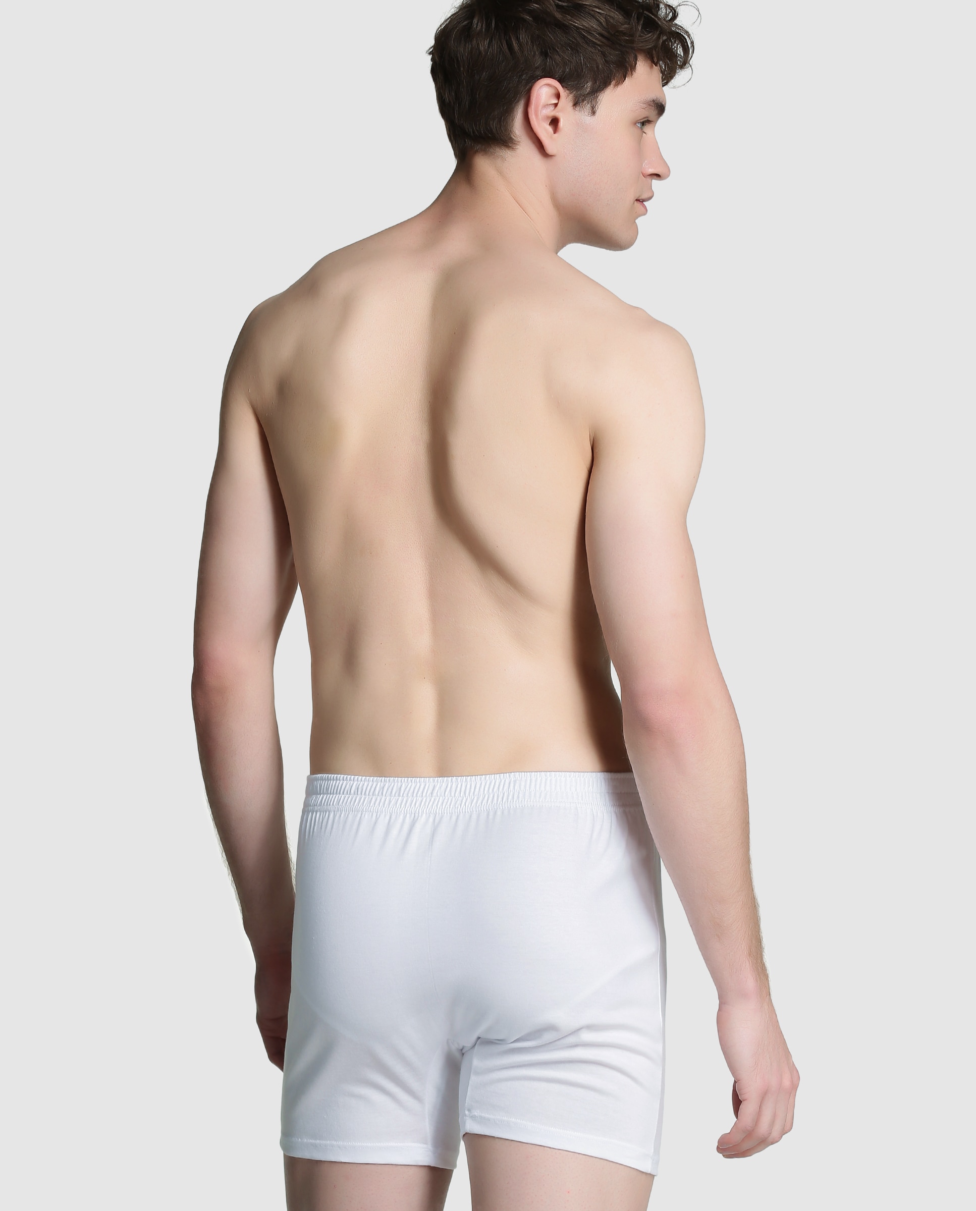 Boxers de malha de homem Ferrys brancos Branco-2