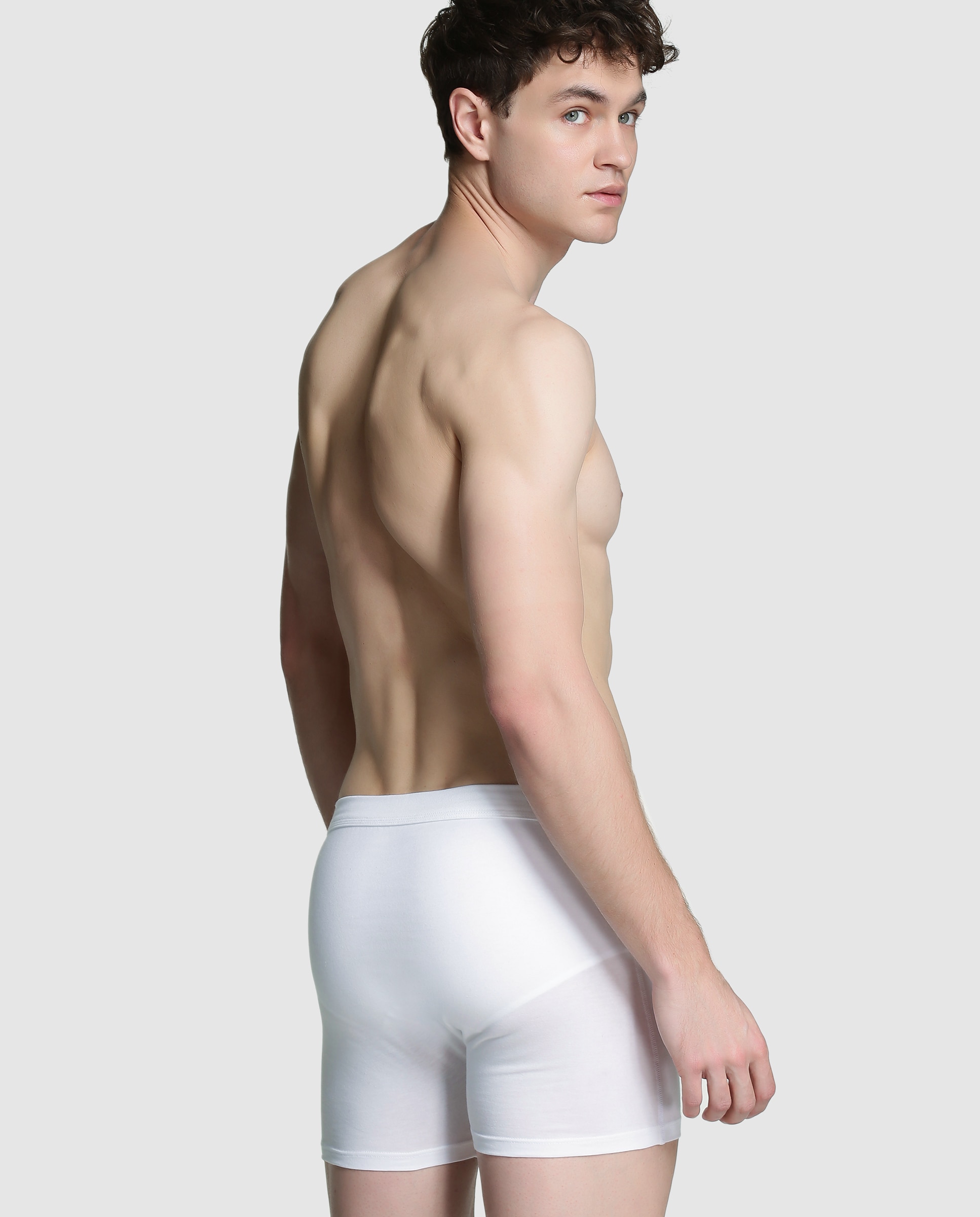 Boxers de malha de homem Ferrys brancos Branco-2