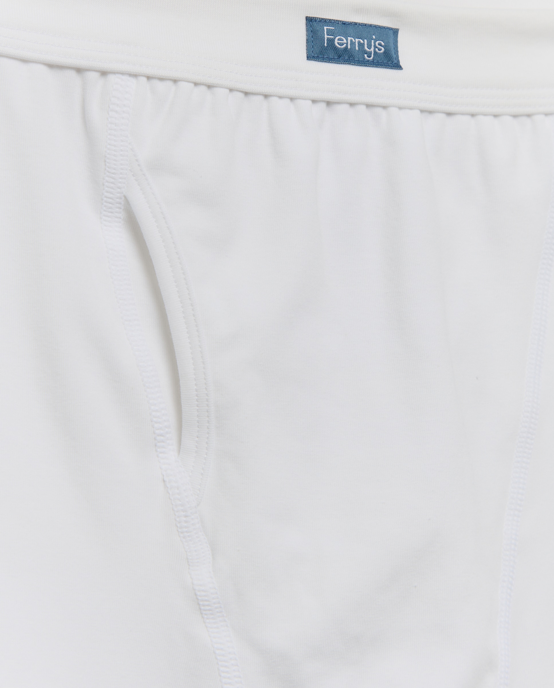 Boxers de malha de homem Ferrys brancos Branco-4