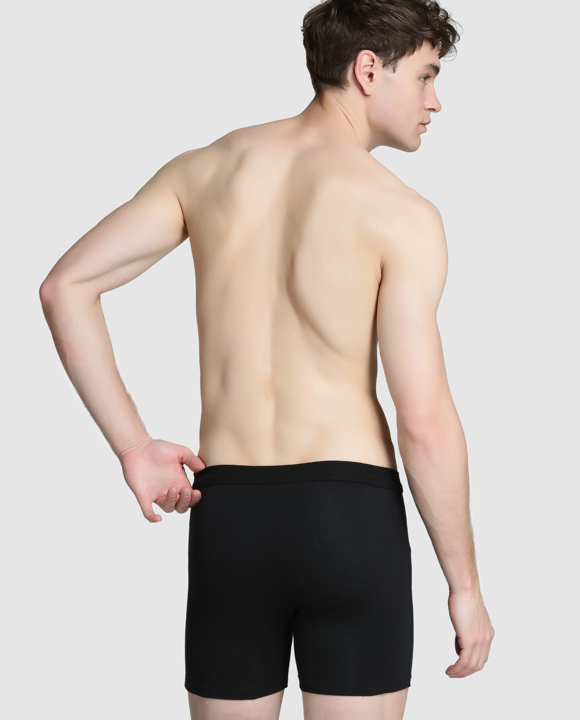 Boxers de malha de homem Ferrys pretos Preto-2