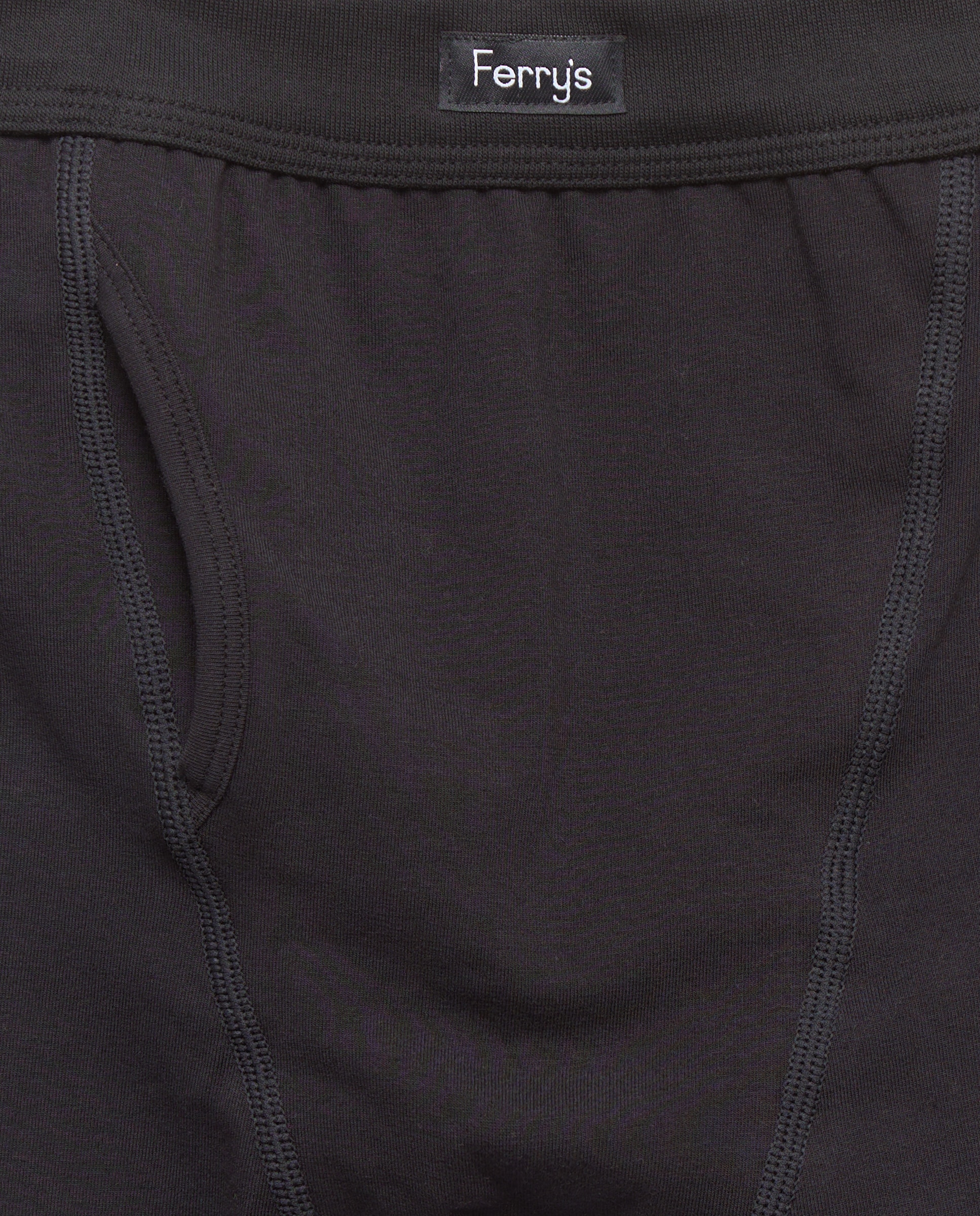 Boxers de malha de homem Ferrys pretos Preto-4