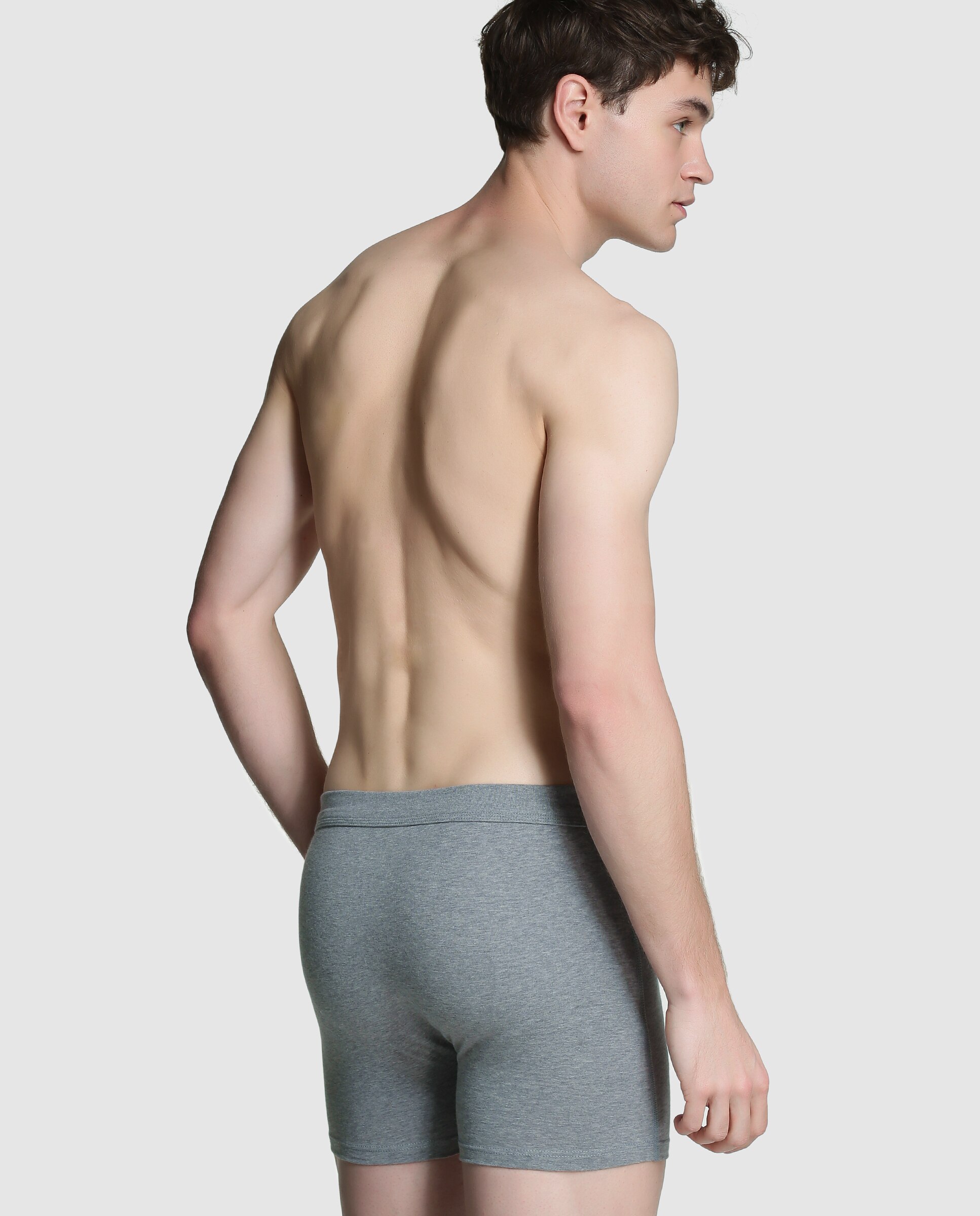 Boxers de malha de homem Ferrys cinzentos Cinzento-2