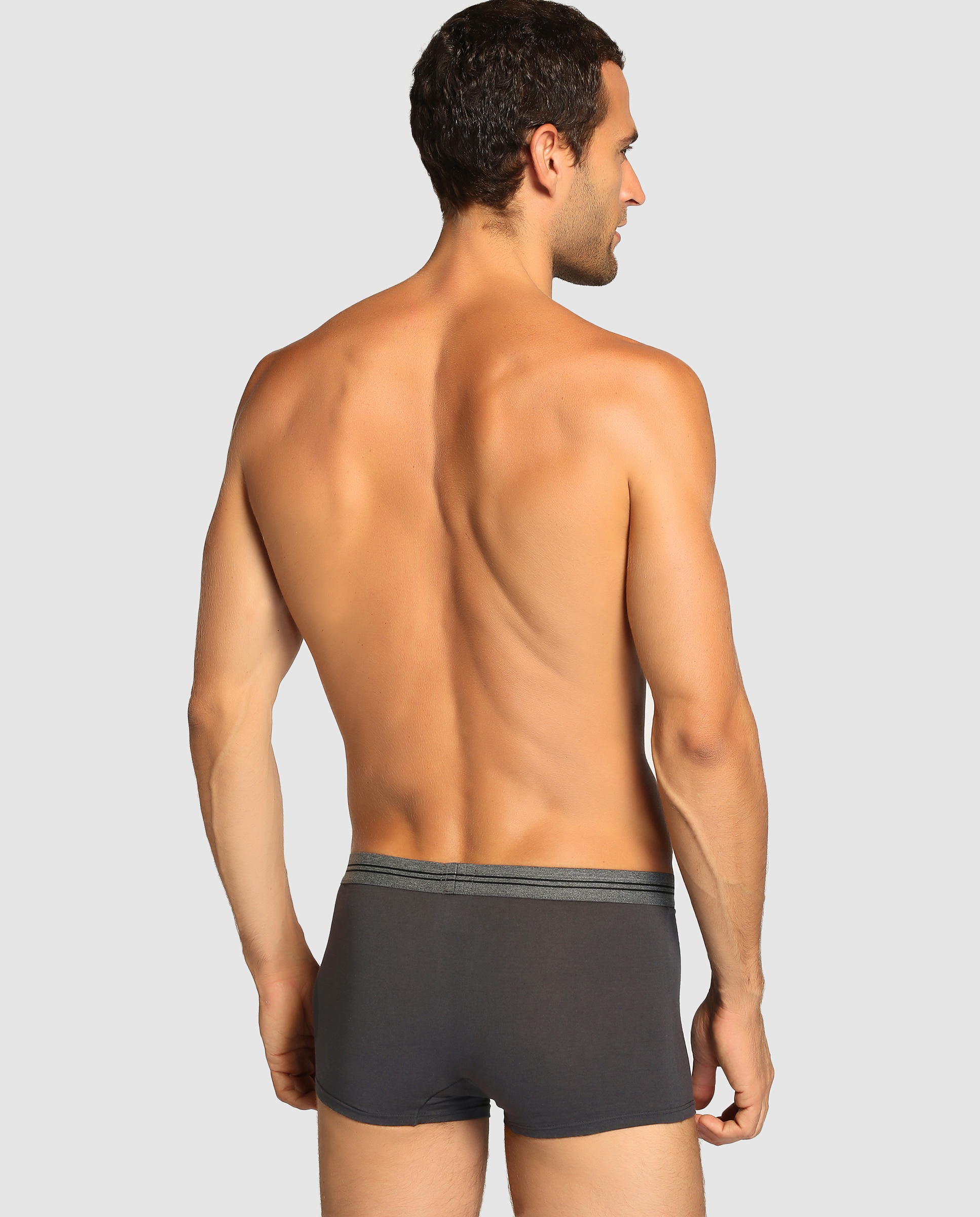 Boxers de homem ZD cinzentos Cinzento-escuro-2