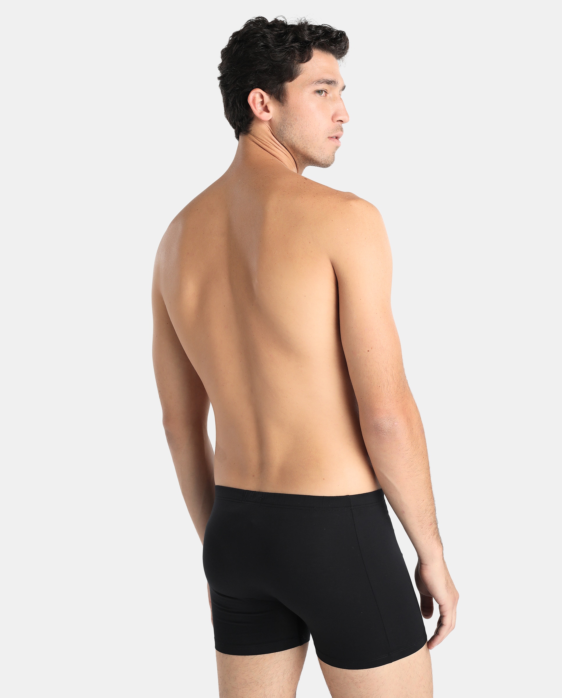 Boxers de malha de homem Hanro pretos Preto-2