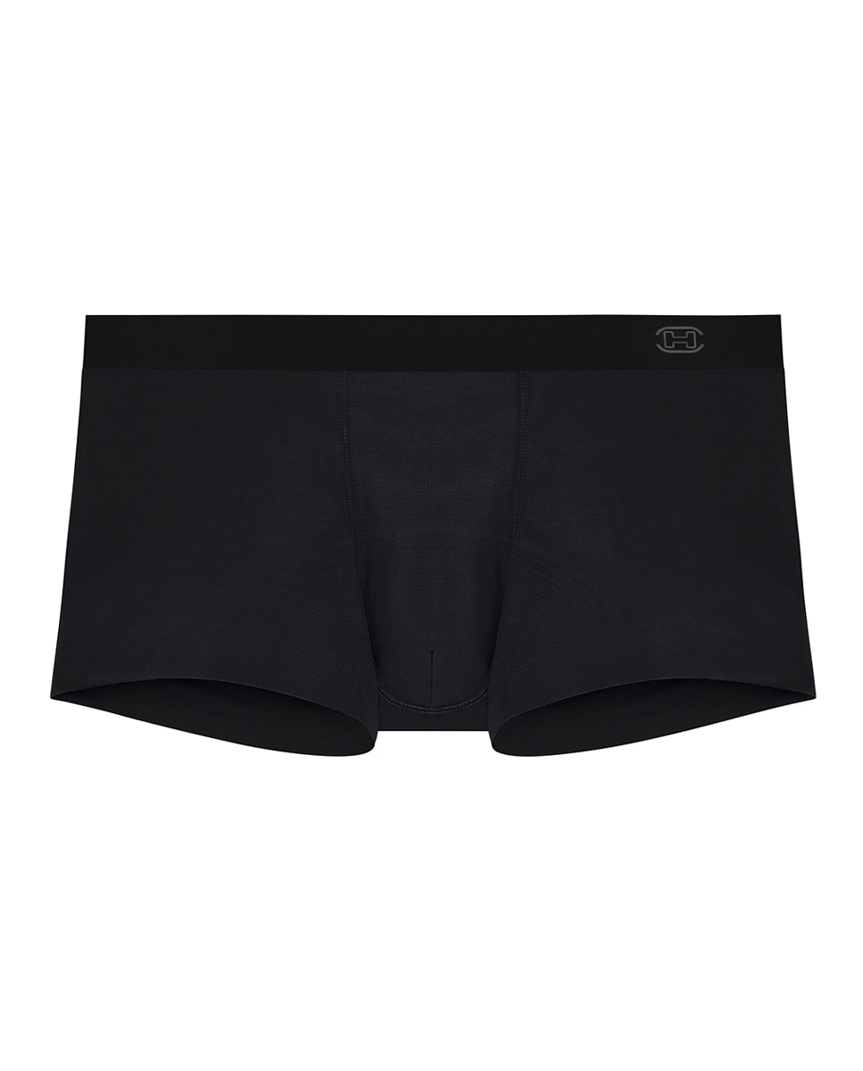 Boxers Fechados em Modal Lisos Preto-6