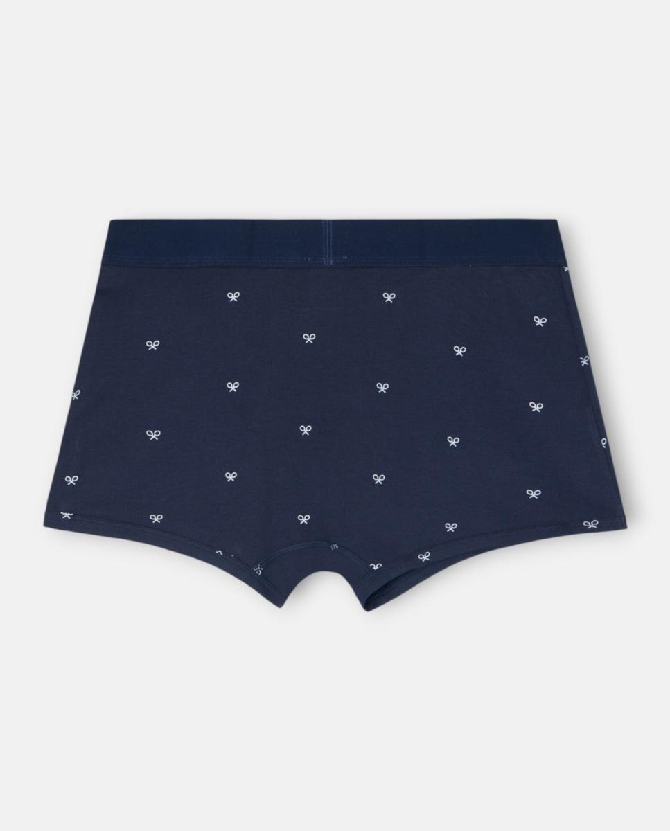 Boxers de Malha Azul-marinho-2