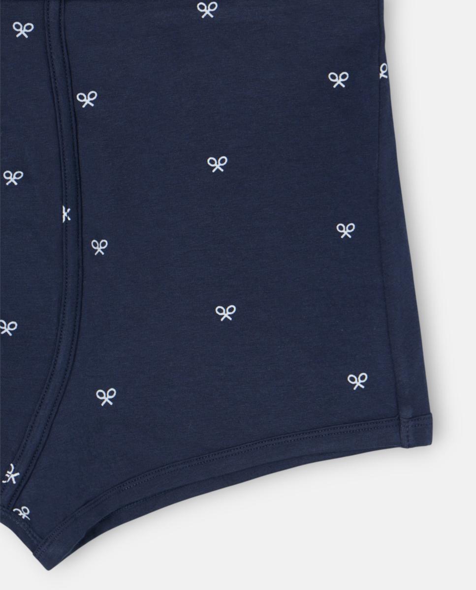 Boxers de Malha Azul-marinho-3