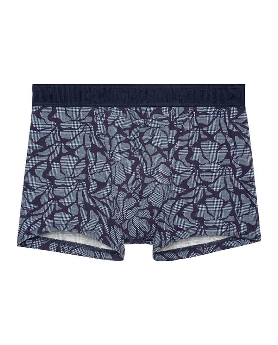 Boxers Abertos em Modal e Algodão Estampados Azul-marinho-5