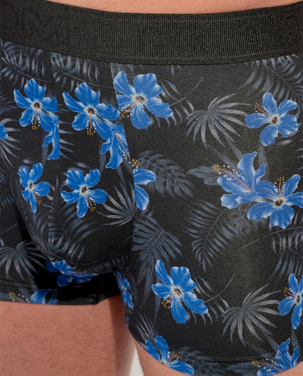 Boxers de Malha Fechados em Modal e Algodão Estampados Multicolor-4