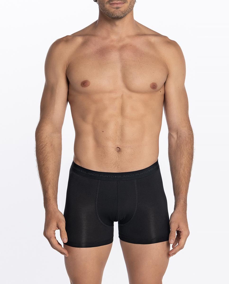 Boxers de Ponto Liso Preto-2