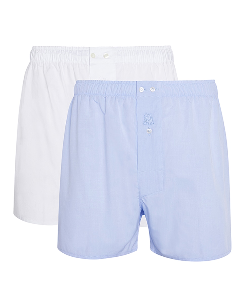 Pack de 2 Boxers em Tecido Branco-2