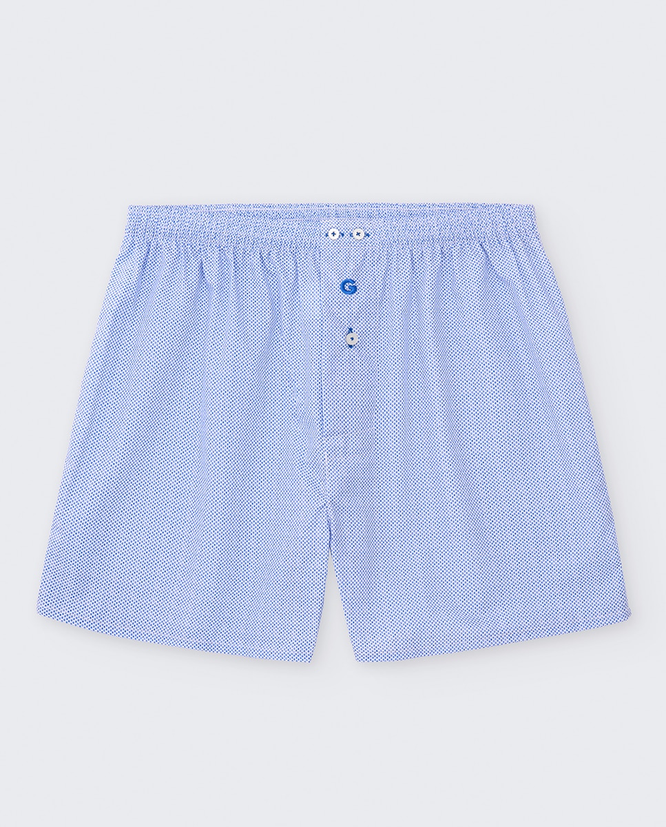 Pack de 2 Boxers de Tecido Azul-5