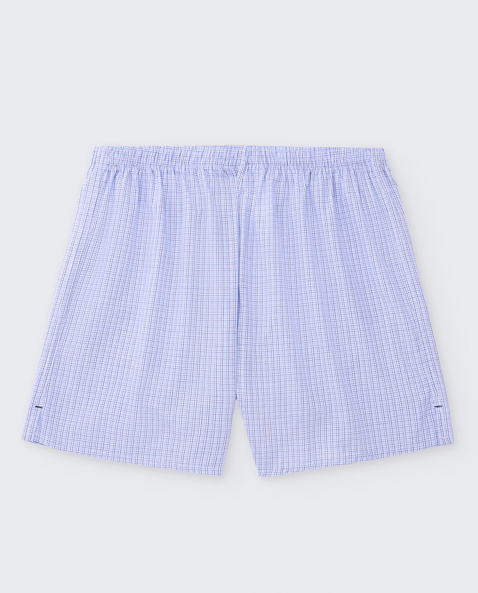 Pack de 2 bóxer de tela de hombre - Giulio - Azul Azul-6