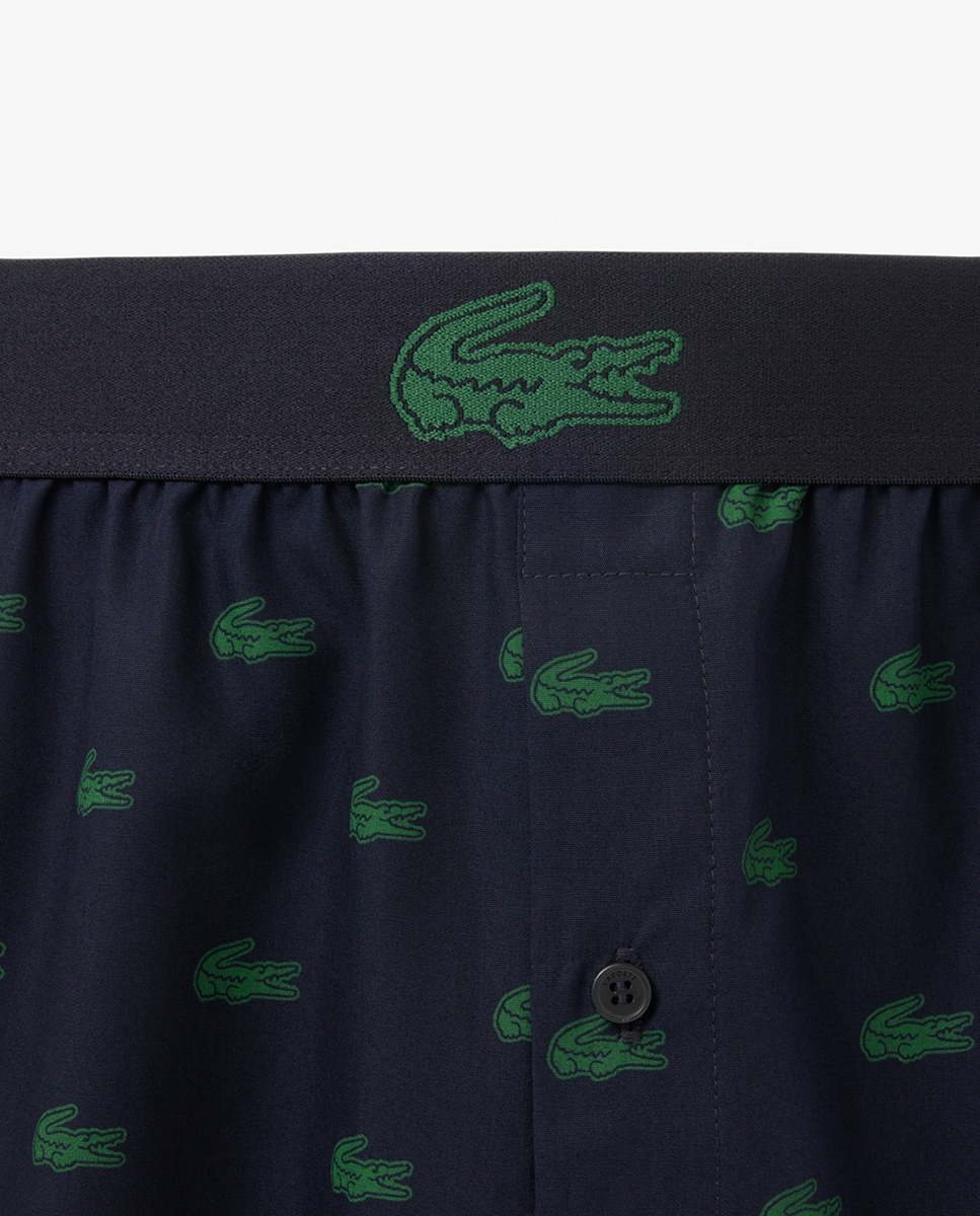 Pack de 3 Boxers de Algodão Elástico com Logótipo na Cintura Multicolor-2