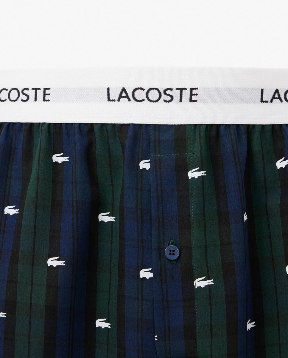 Pack de 3 Boxers de Algodão Elástico com Logótipo na Cintura Multicolor-2