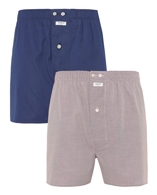 Imagem 0 de Pack de Dois Boxers de Algodão - Multicolor