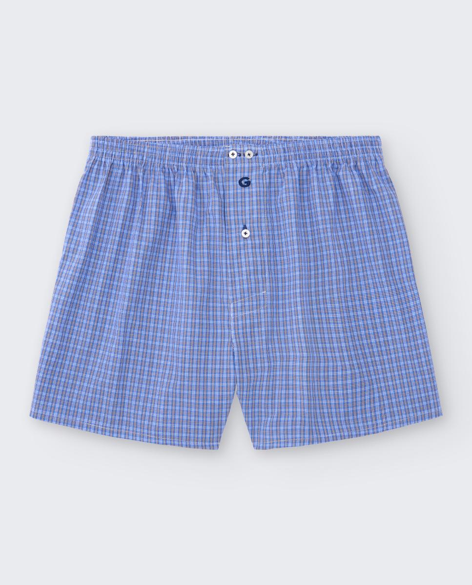 Pack de 2 Boxers de Tecido Azul-2