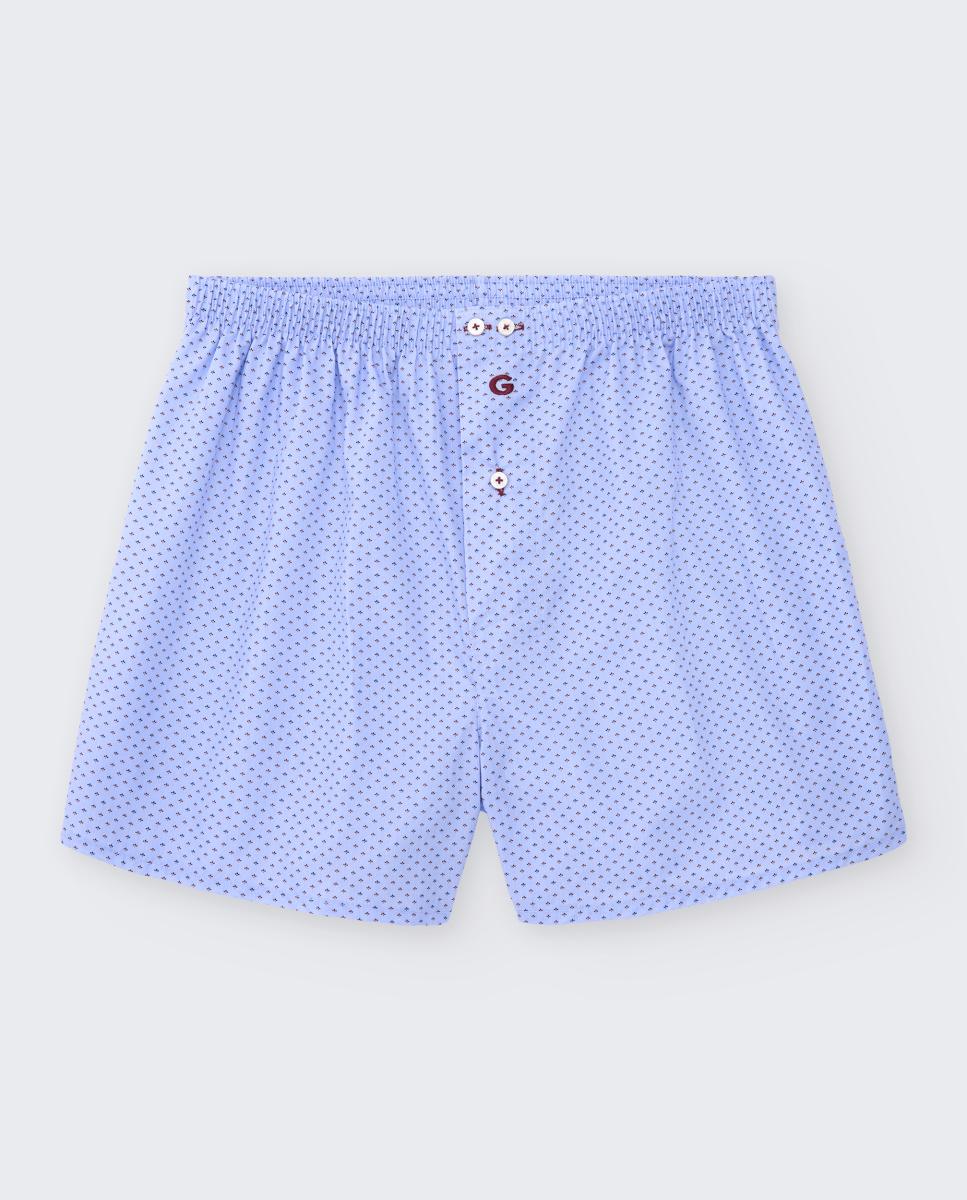 Pack de 2 Boxers de Tecido Azul-2