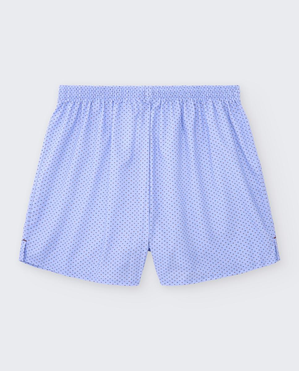 Pack de 2 Boxers de Tecido Azul-3