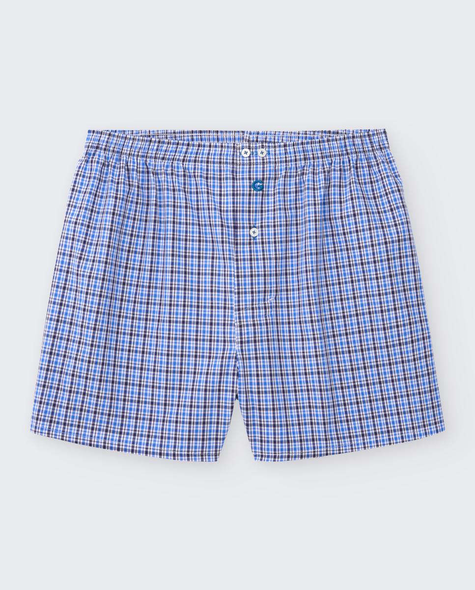 Pack de 2 Boxers de Tecido Azul-2