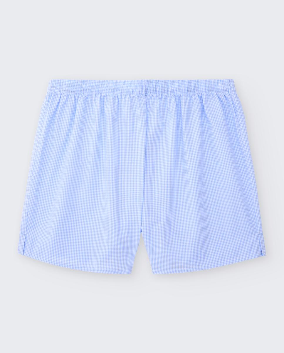 Pack de 2 Boxers de Tecido Celeste-3