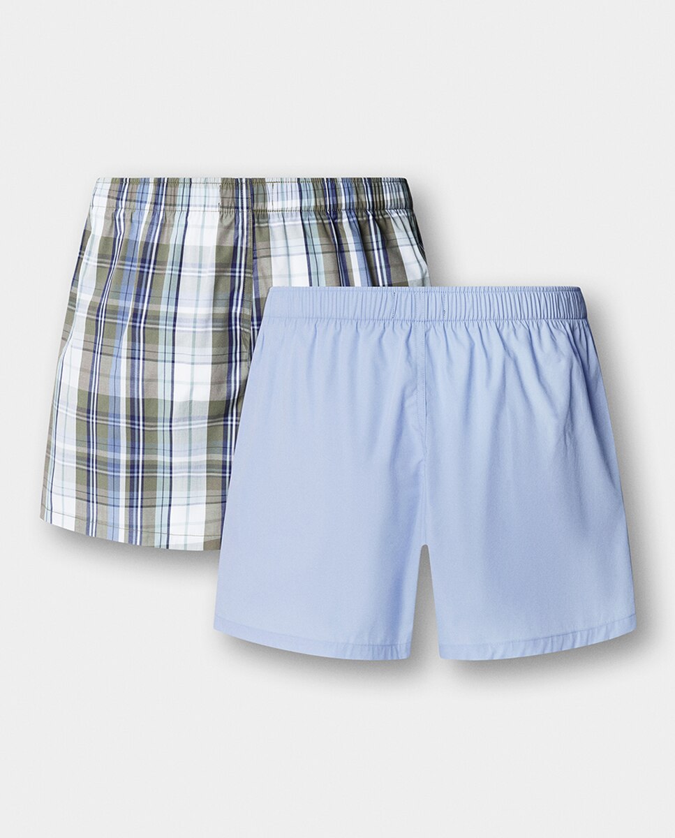 Pack de Dois Boxers de Tecido Verde-4