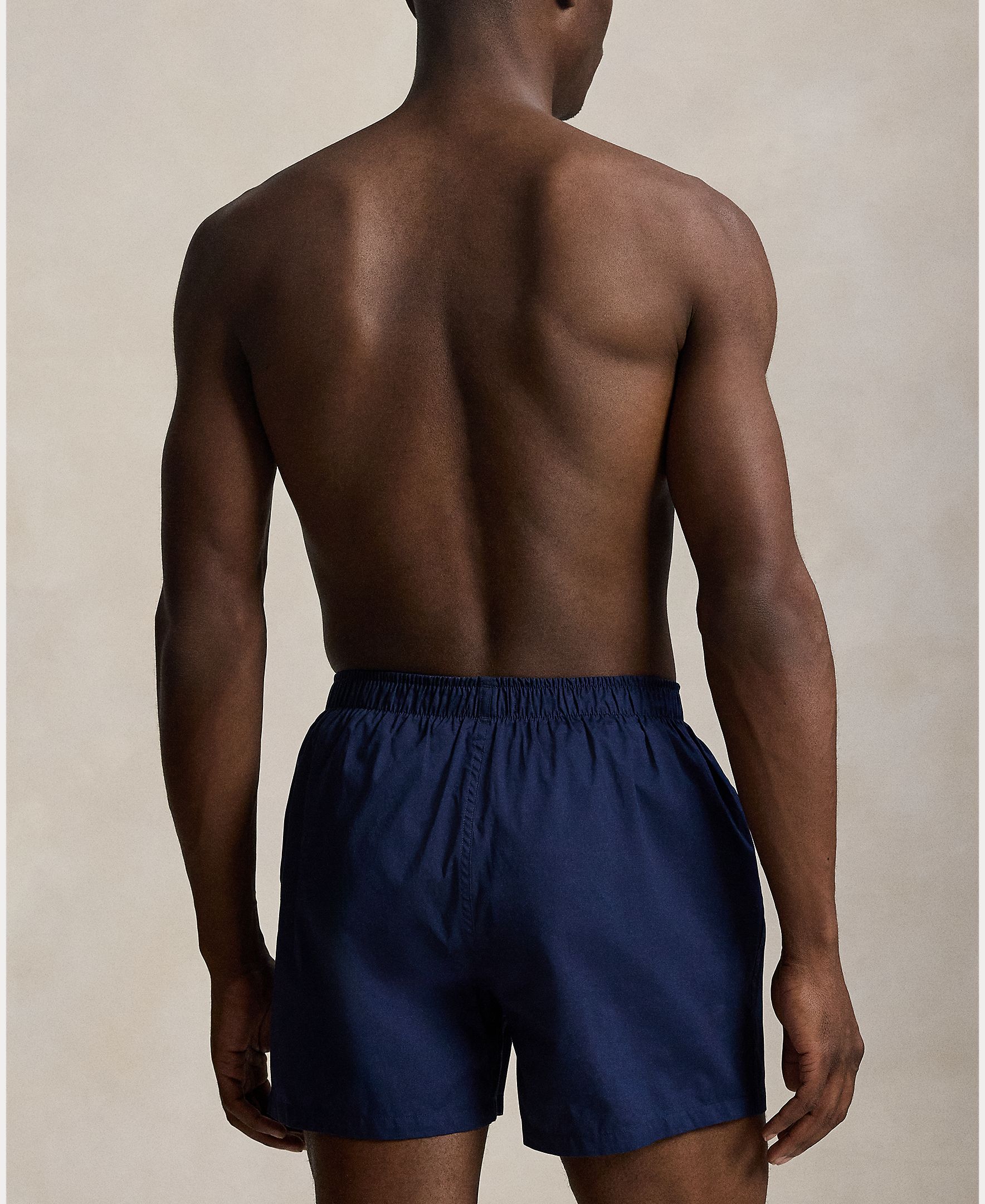Pack de Três Boxers de Algodão - Várias Cores Azul-3