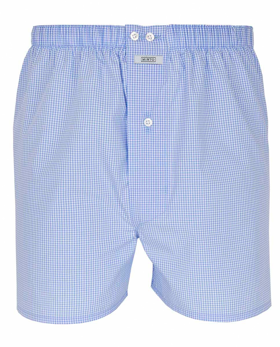 Boxers de tecido Azul-2